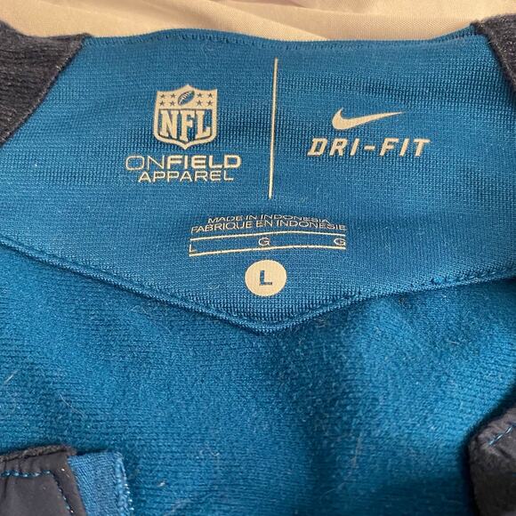 NFL Miami Dolphins Dri-FIT 1/4 Zip Pullover Nike Blue Large - Picture 3 of 6